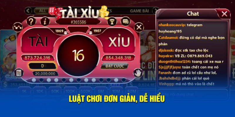 Luật chơi đơn giản, dễ hiểu